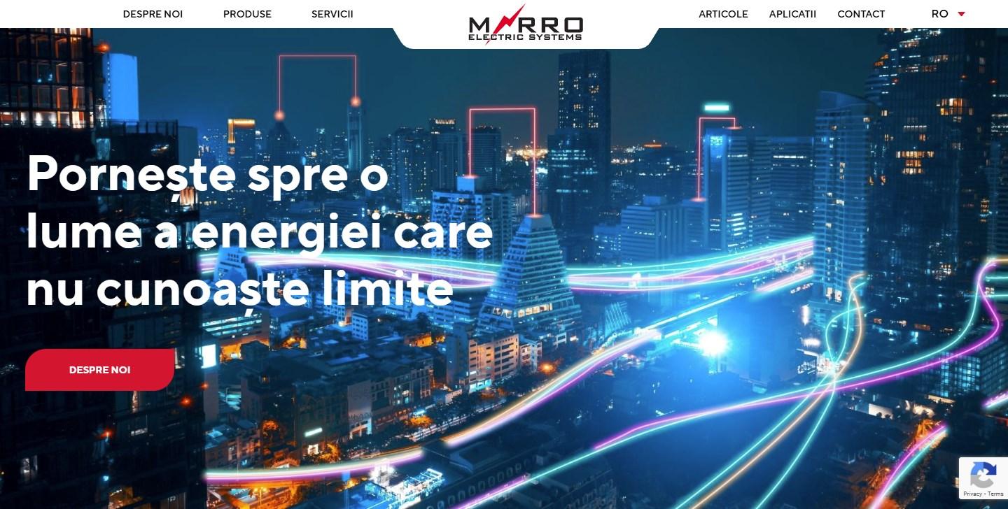 Am lansat noul site oficial MARRO ELECTRIC SYSTEMS